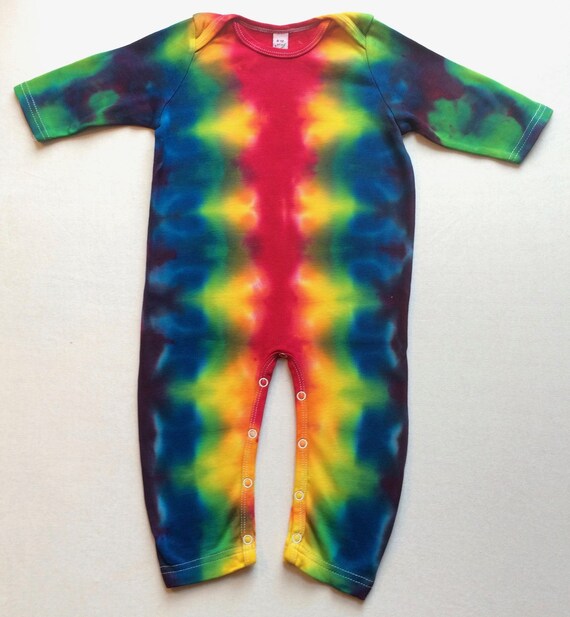 baby rainbow romper