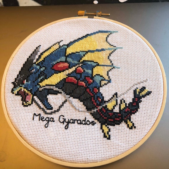 Pokémon Type Chart Cross Stitch Pattern Instant PDF 