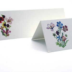 Nos vintage 70s marcel schurman flor selvagem floral cartões de lugar festa de papel casamento fazenda rústico 2 pacotes fechados festa de chá