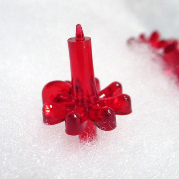 Ampoules de remplacement d'arbre en céramique de fleur de bougie 40 ravissant arbre de Noël rouge de Pâques