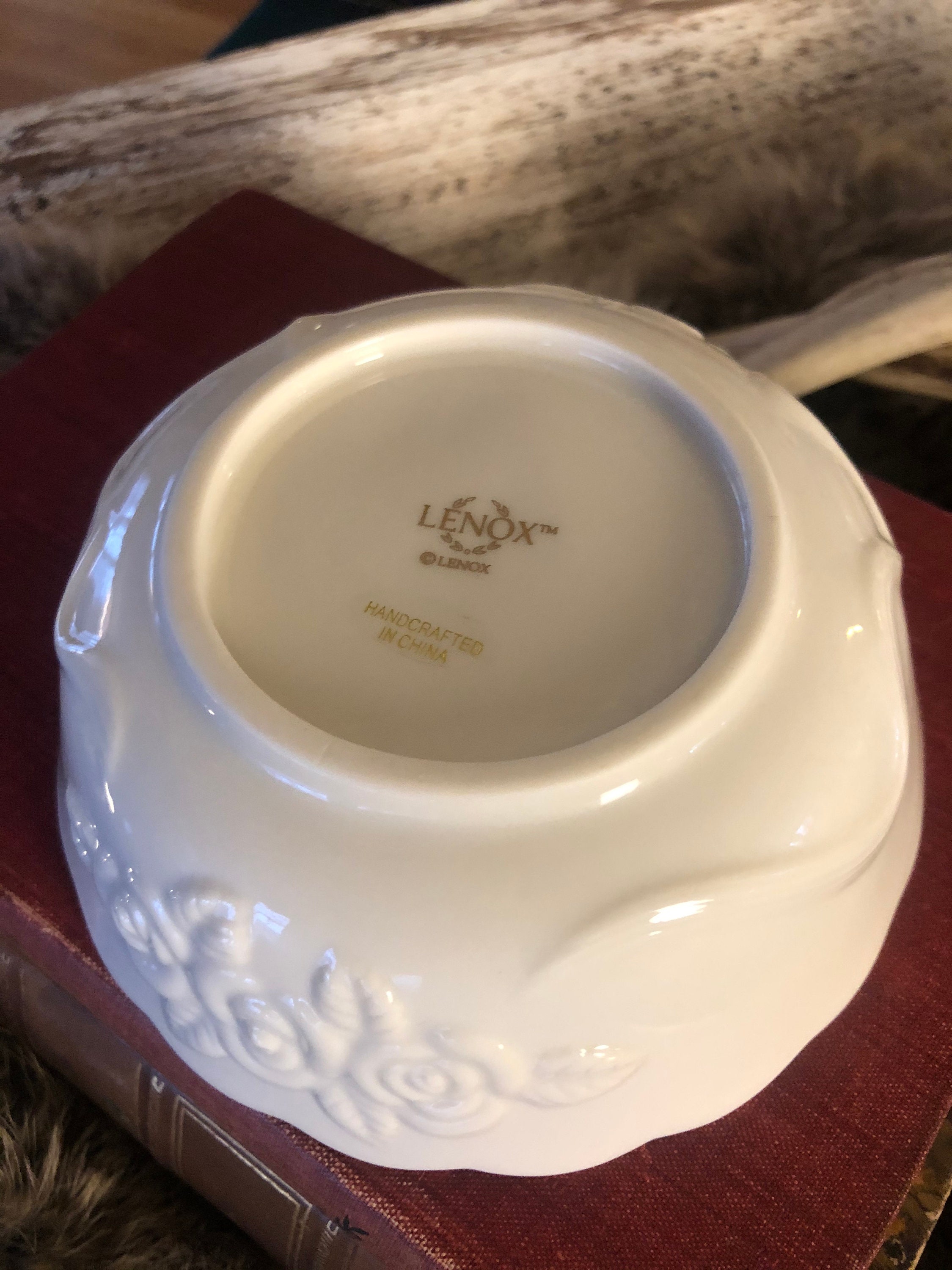 Lenox Rose Candy Dish 4.5 Etsy