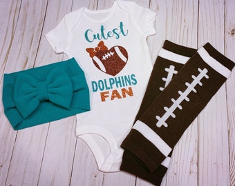 Dolphins baby DOUBLE Dolphins Fan shirt t-shirt customized bodysuit Funny Miami baby Child boy Clothing Kid/'s Top Football Shower Toddler