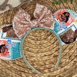 Princess inspired Mouse ears, Mouse headband, park ears, island princess ears