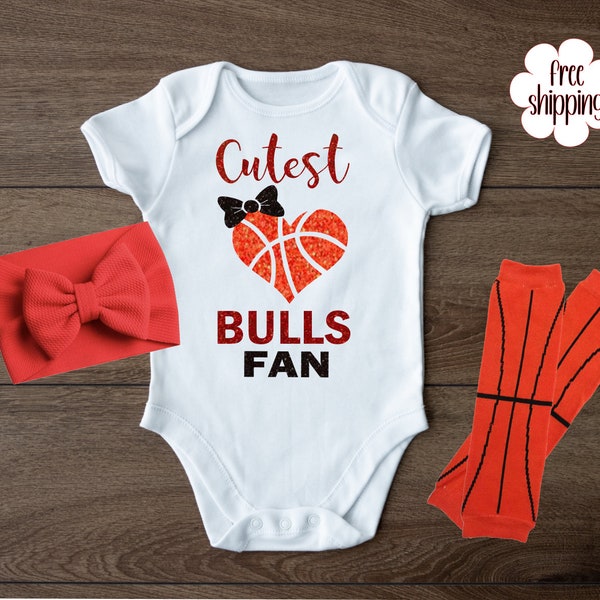 Cutest basketball  fan baby bodysuit, Chicago basketball, Chicago basketball baby gift, baby shower gift