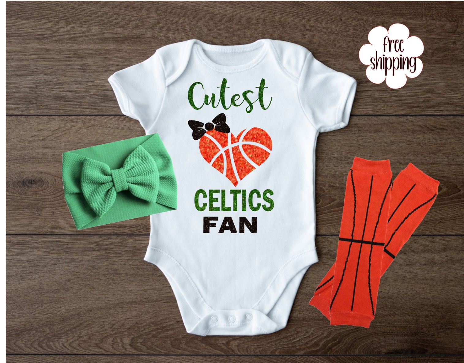 Boston Celtics Baby Etsy