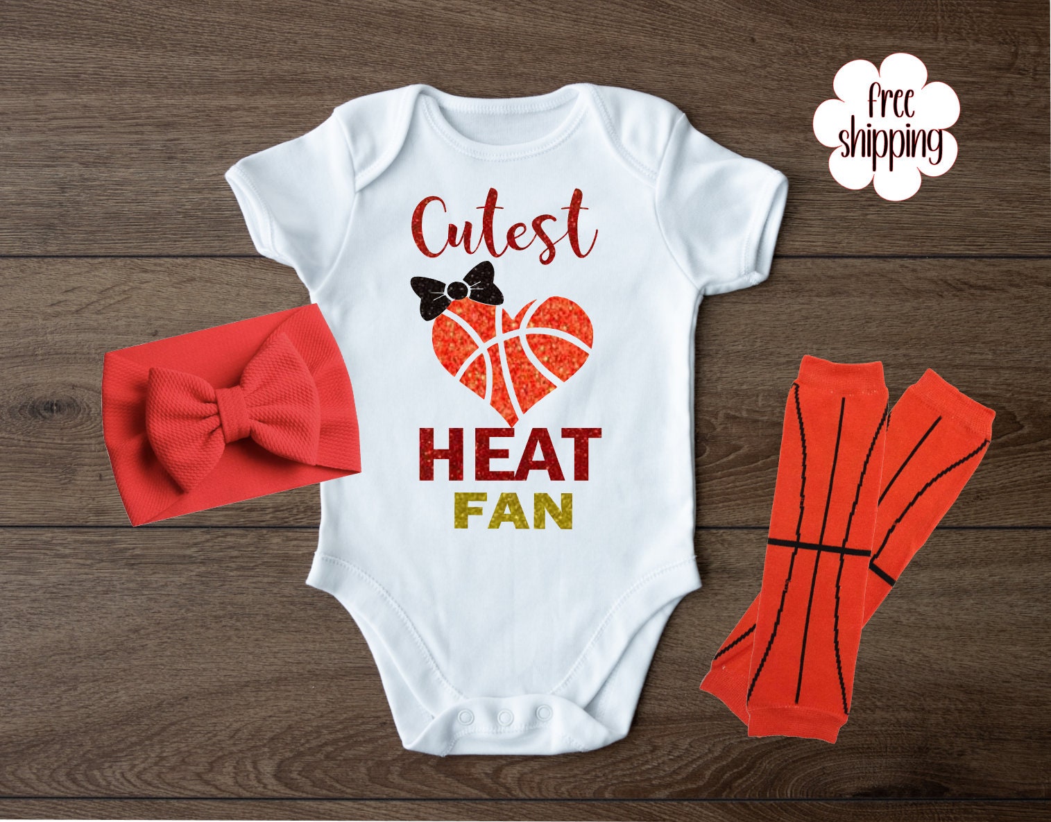  Miami Heat Baby Clothes