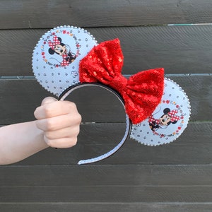 Flower Mouse inspired ears, park ears, Mouse headband