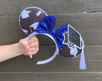 Graduation inspired Mouse ears, park ears, Mouse headband, graduation gift