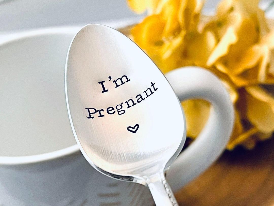 Im Pregnant Spoon, Pregnancy Reveal Spoons, I'm Expecting, We're Having