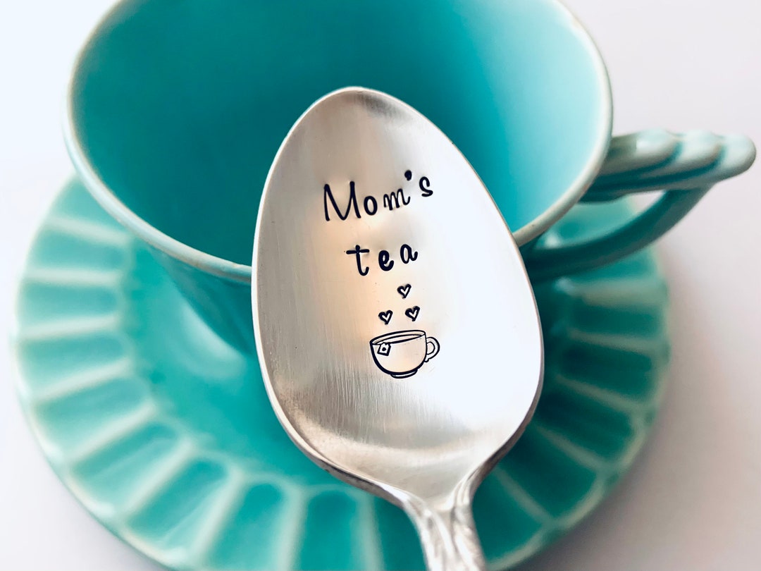 Customized Teaspoon, Moms Tea Spoon, Vintage Silverplate Spoons, Custom