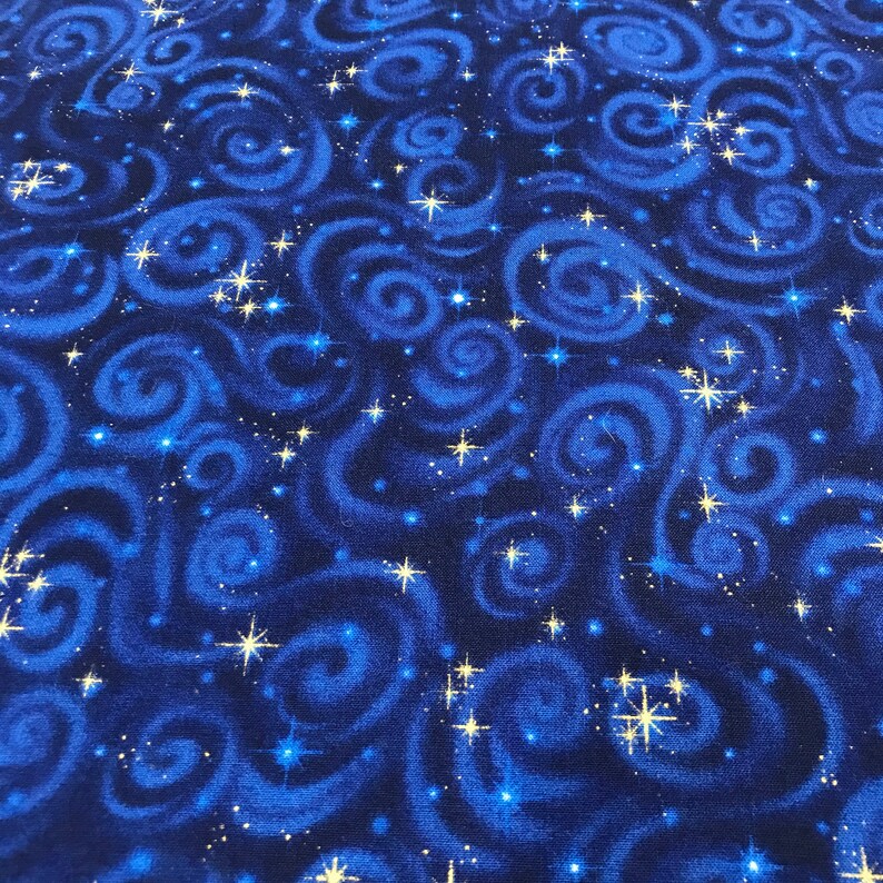 Free Shipping in the USA Tot Size Black with Grey Swirls and Smudges with Blue Swirls and Gold Stars Superhero Cape