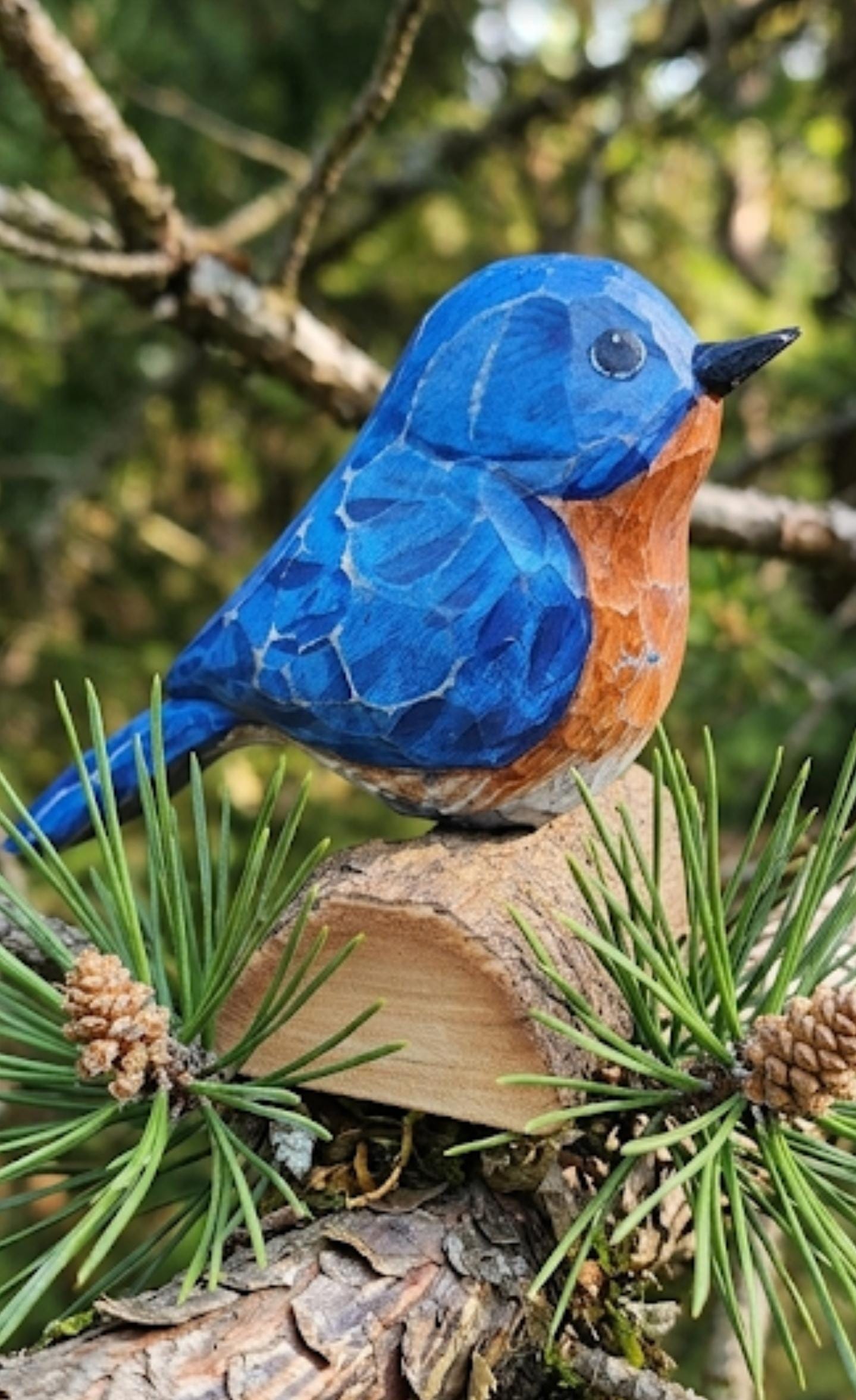 Carved Bluebird - Etsy