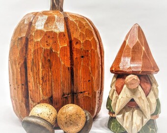 Harvest Gnome and Pumpkin