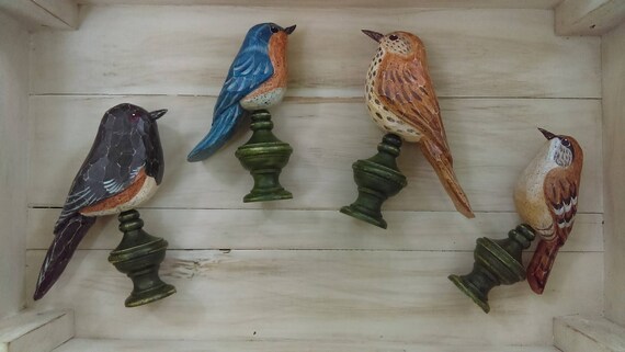 Bird finials sale