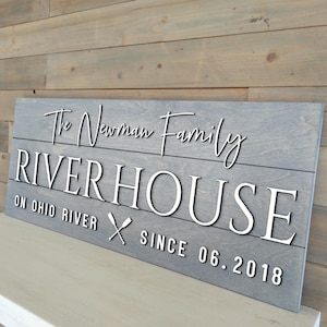 River House Sign, River House Decor, Welcome to the river, River Signs, River Decor, River House Gifts, River cottage cabin retreat sign