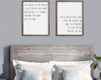 bedroom wall decor from the ground up all of me loves all of you farmhouse decor large wood sign saying couples gift 21x27 each - Bedroom Wall Decor bedroom wall decor from the ground up all of me loves all of you farmhouse decor large wood sign saying couples gift 21x27 each - Bedroom Wall Decor