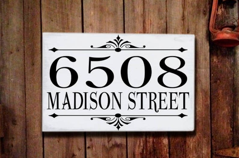 Address House Numbers Sign Outdoor Plaques Personalized Address House Numbers Sign Outdoor Plaques Personalized