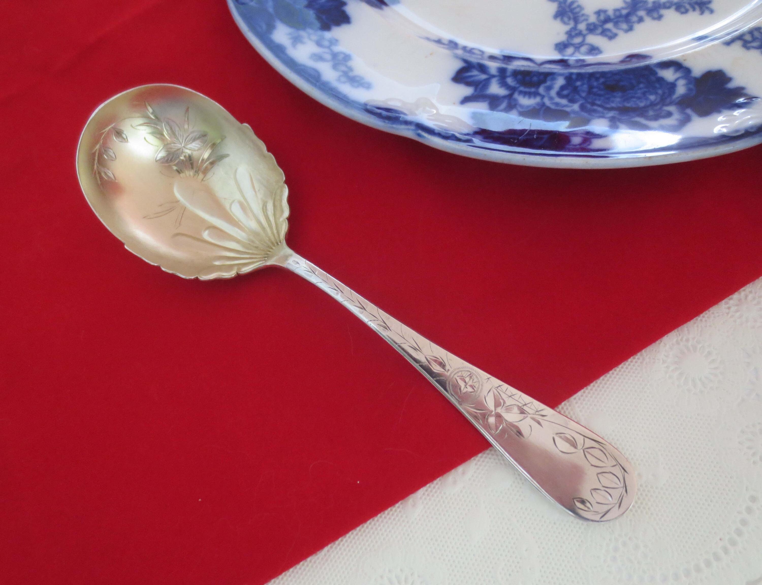 【 】純銀スプーンLily of the Valley デンマーク Georg Jensen ”Lily of the Valley” 純銀製ティースプーン