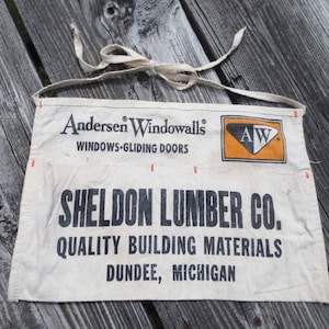 Vintage Lumber Yard Apron - Etsy