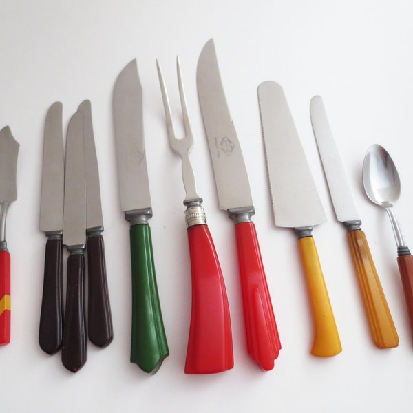 Bakelite Flatware Etsy