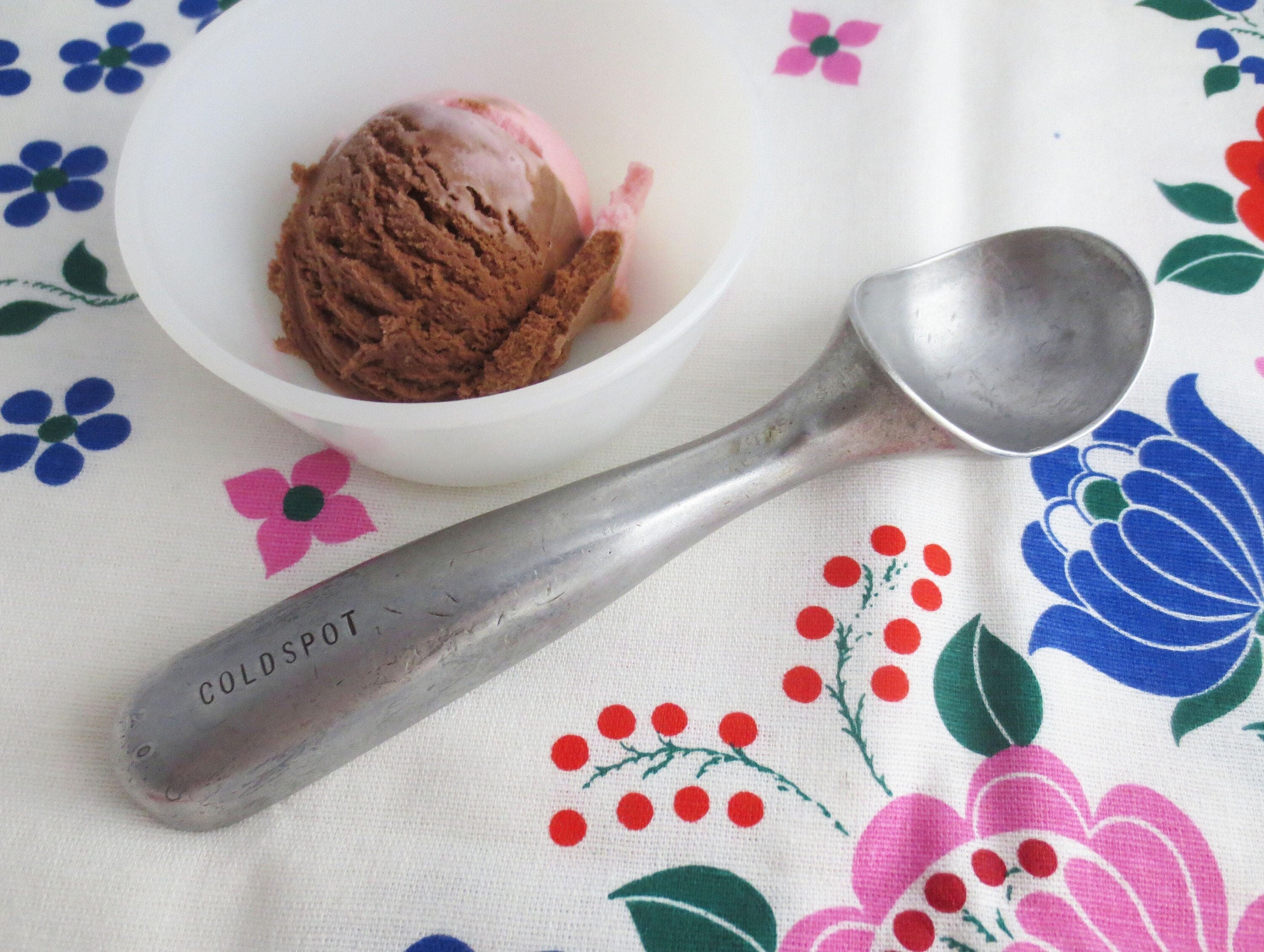 Sears Coldspot ICE CREAM SCOOP Nuroll Vintage Aluminum Advertising