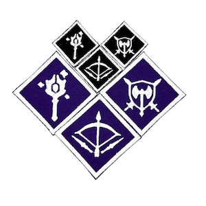 Dragon Age: The Veilguard-inspired Specialization Embroidered Patches