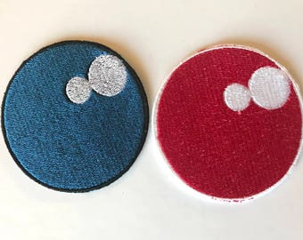 Mokona Orb Embroidered Cosplay Patches