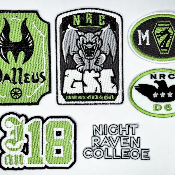 Twisted Wonderland Malleus Draconia Birthday Letterman Jacket Patches