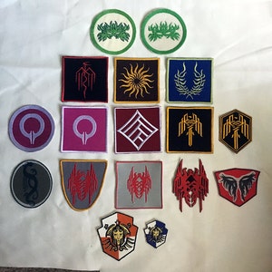 Dragon Age 2 Heraldry Embroidered Patches