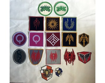 Dragon Age 2 Heraldry Embroidered Patches