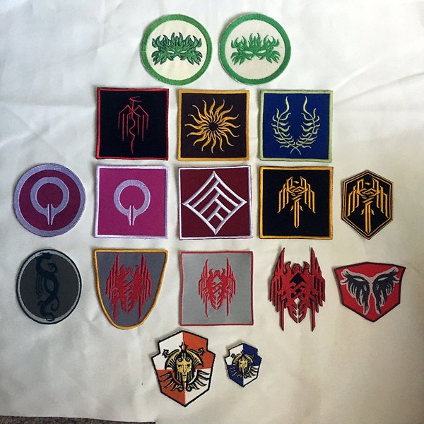 Dragon Age 2 Heraldry Embroidered Patches