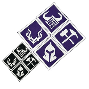 Dragon Age: The Veilguard-inspired Race Embroidered Patches
