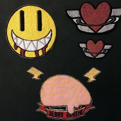 DRAMAtical Murder ホログラムリボンアクセサリー レア Dramatical Murder Embroidered Cosplay Patches - Etsy