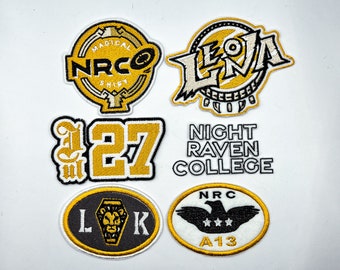 Twisted Wonderland Leona Kingscholar Birthday Letterman Jacket Patches