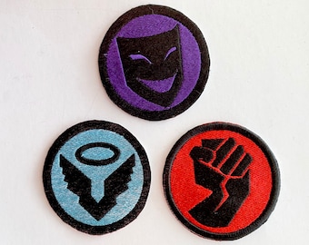 Dragon Age 2 Dialogue Wheel Embroidered Patches