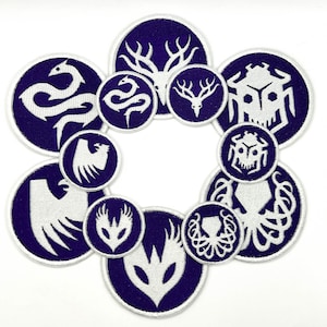 Dragon Age: The Veilguard-inspired Faction Embroidered Patches