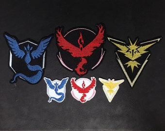 Patches bordados da equipe PokémonGO