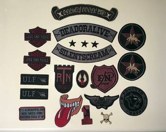 Prompto Argentum Final Fantasy XV Embroidered Cosplay Patches