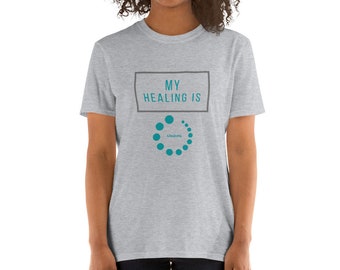 My Healing is Loading (circolare) T-shirt Unisex a maniche corte
