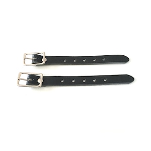 Kilt Strap Extenders, Buckle Strap for Tight Scottish Kilt and Renaissance Costume Women, Leather Utility Strap, 5/8 inch width, 2 piece set
