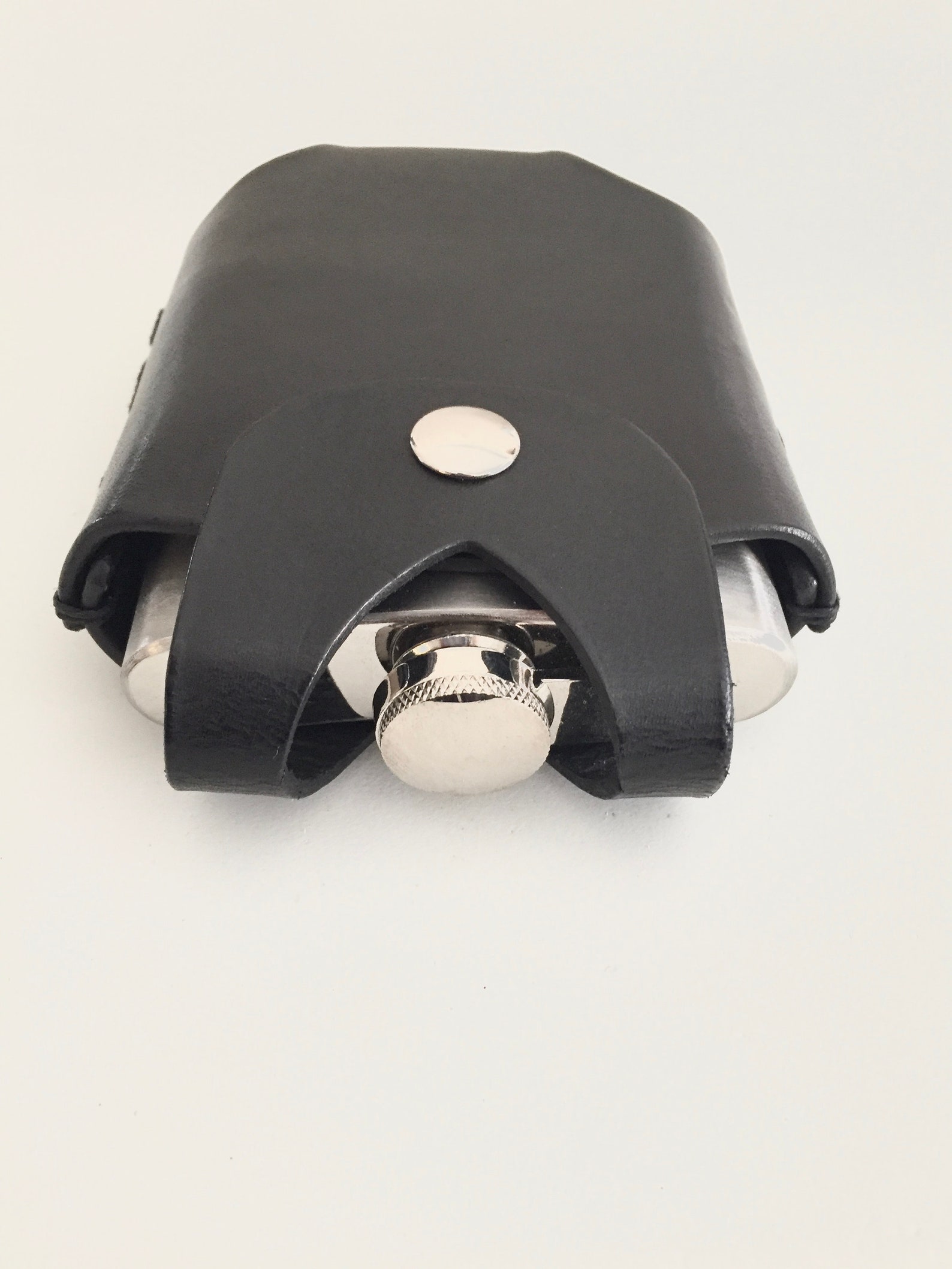 Leather Hip Flask Holder for Wide Leather Belt Use at Etsy