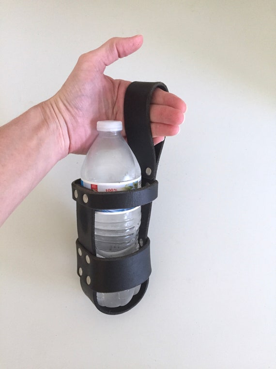 Water Bottle Sling, Leather Water Bottle Holder for Kilt Belt and