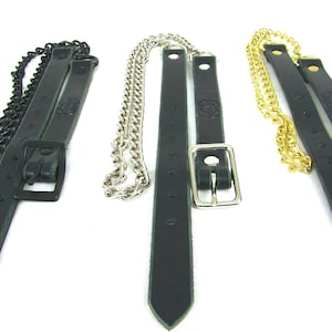 Sporran Belt, Leather Chain Belt for Scottish Sporran, Wear with Kilt Belt, Kilt Accessories for Men and Women,