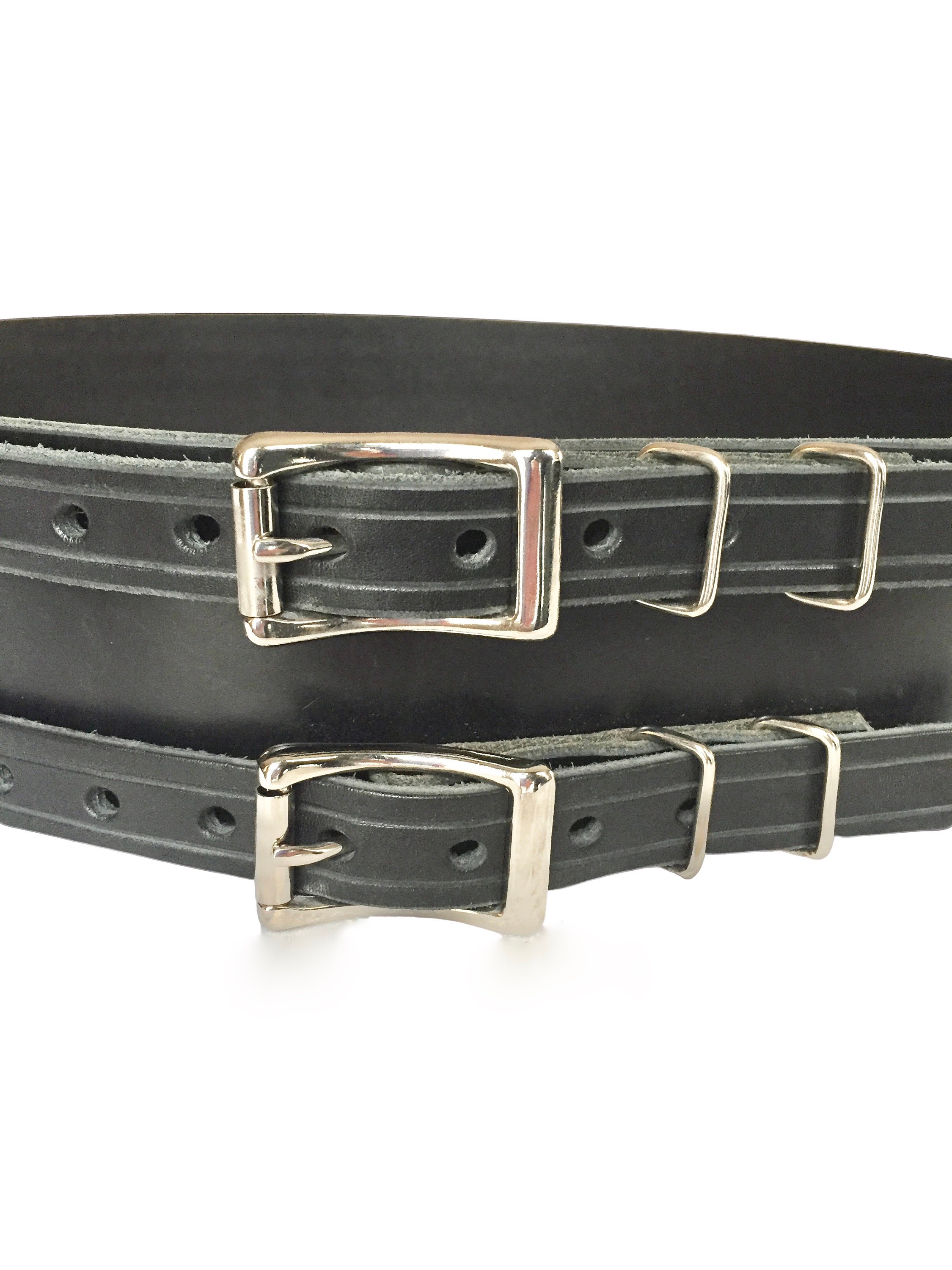 Mens Kilt Belt Double Buckle Wide Leather Belt for Kilt Men Etsy