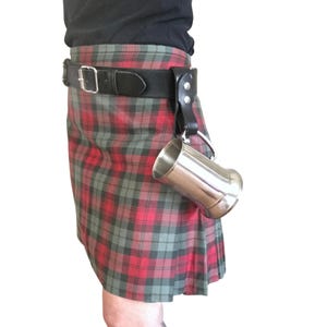 Tankard Strap, Tavern Mug Holder for Celtic Medieval Reenactment Renaissance Fair, Kilt Belt Accessory,