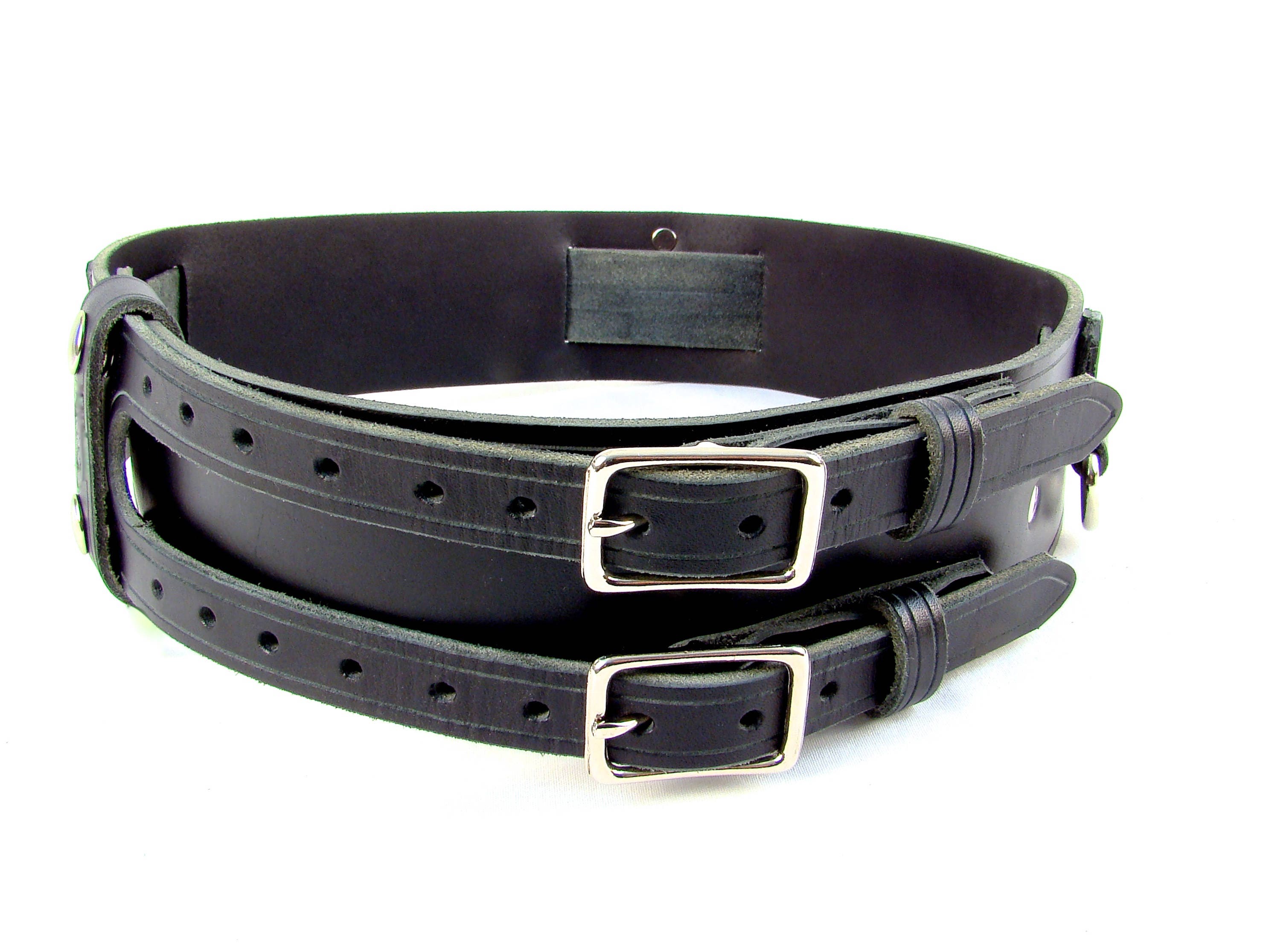 Kilt Belt Double Buckle Belt Combo Storage Loop D Ring Black Etsy