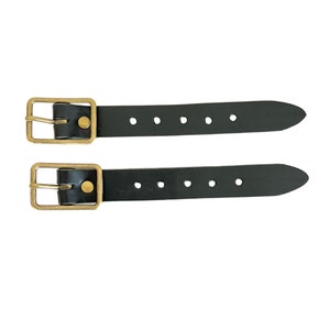 Schnallenriemen Verlängerungskettchen, für Kiltgurte, Taschengurte und Lederriemen, 2,5 cm Breite, 2 oder 3-teiliges Set