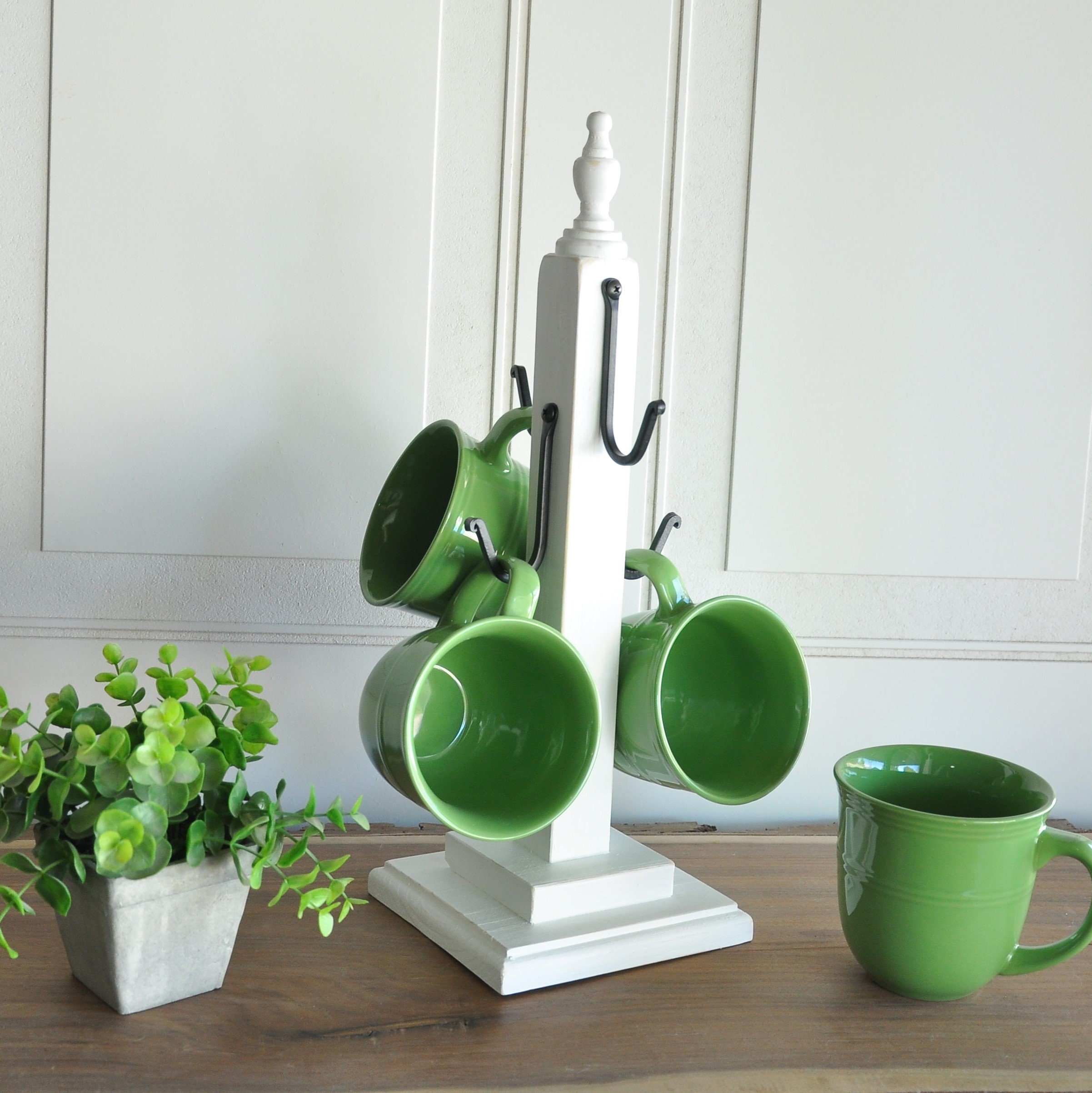 Mug Stand Multiple Sizes and Colors Available Mug Rack Etsy