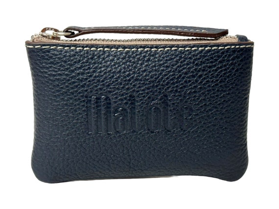 Navy Blue Leather Wallet: Style and Practicality in a Unique Accessory.