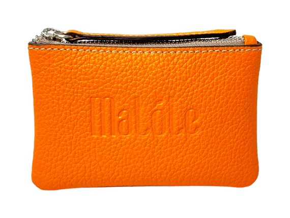 Leather Coin Purse in Vibrant Mandarin Color: Style, Comfort, and Quality in an Ubrique Accessory